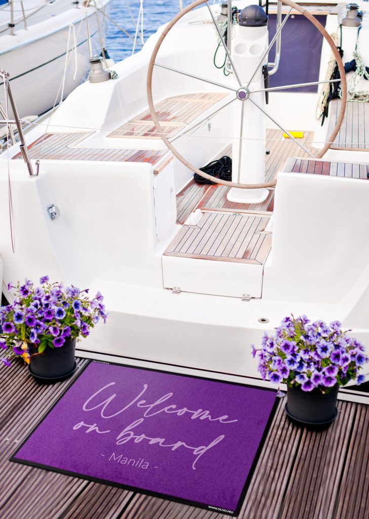 Tappeto barca personalizzato con nome Tappeto barca personalizzato con nome