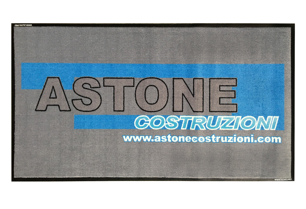 Tappeto Asciugapasso personalizzato con logo per Astone Costruzioni