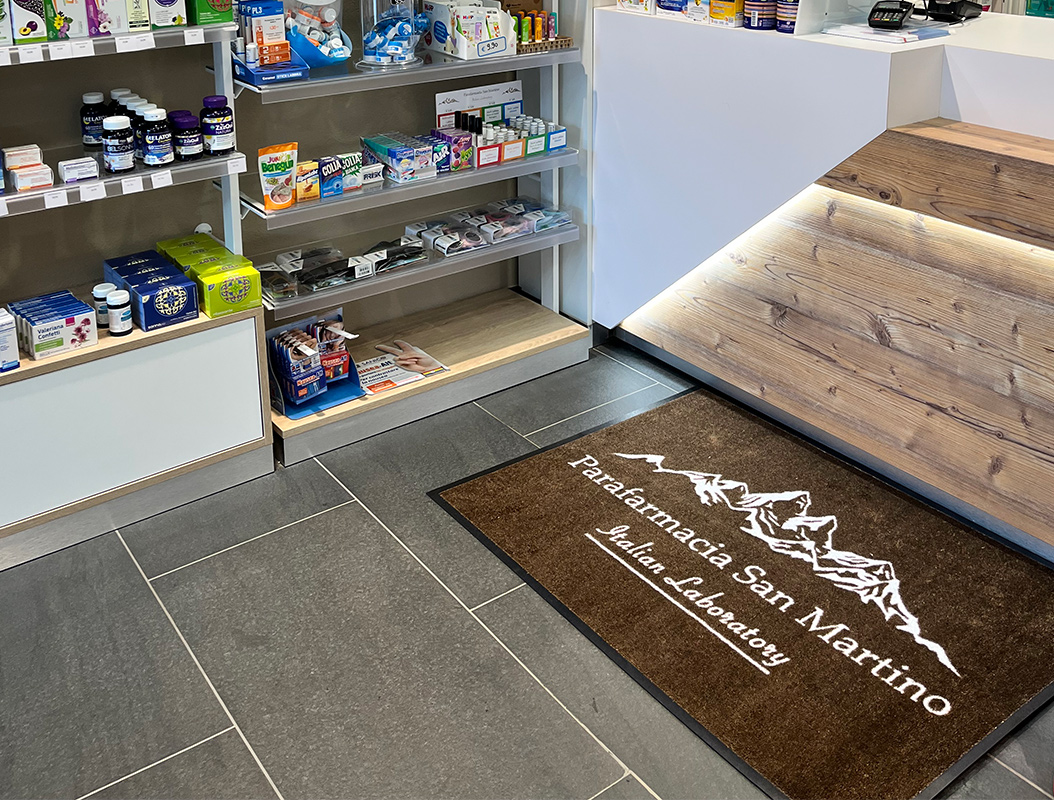 Tappeti per farmacie e parafarmacie