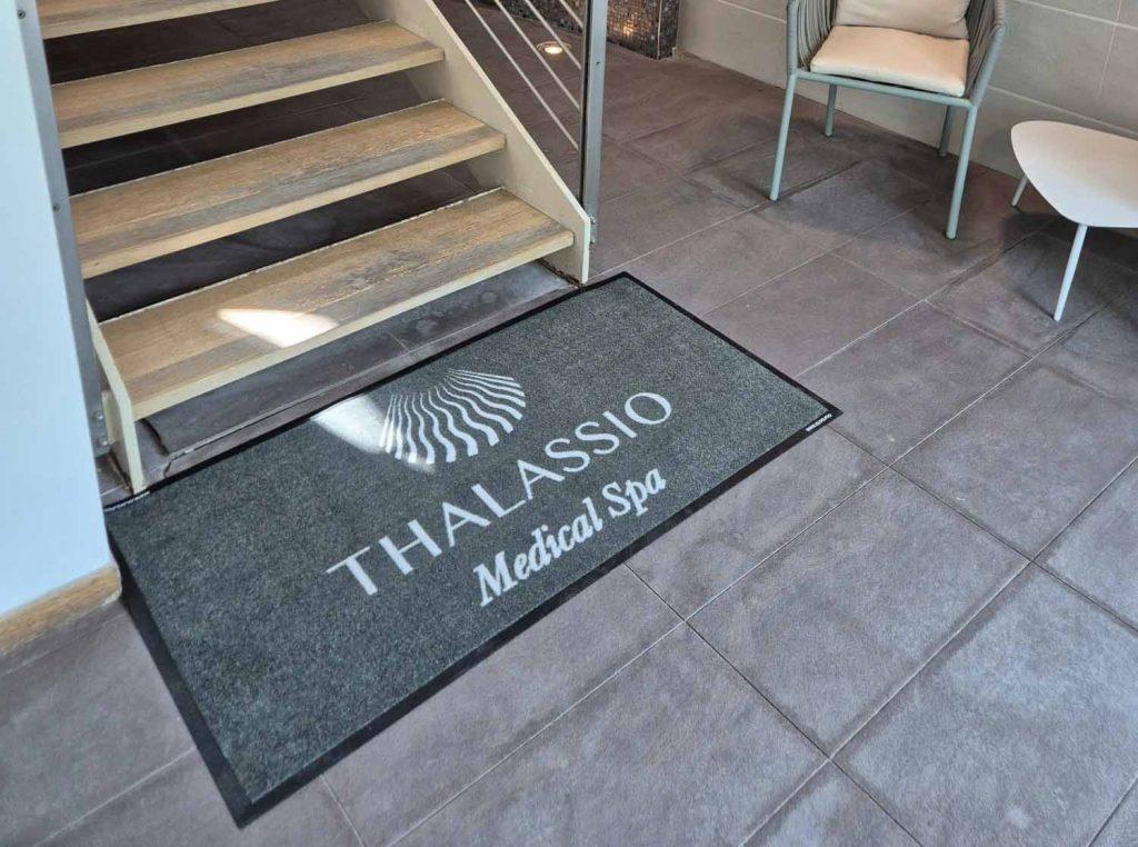 tappeto personalizzato ingresso azienda